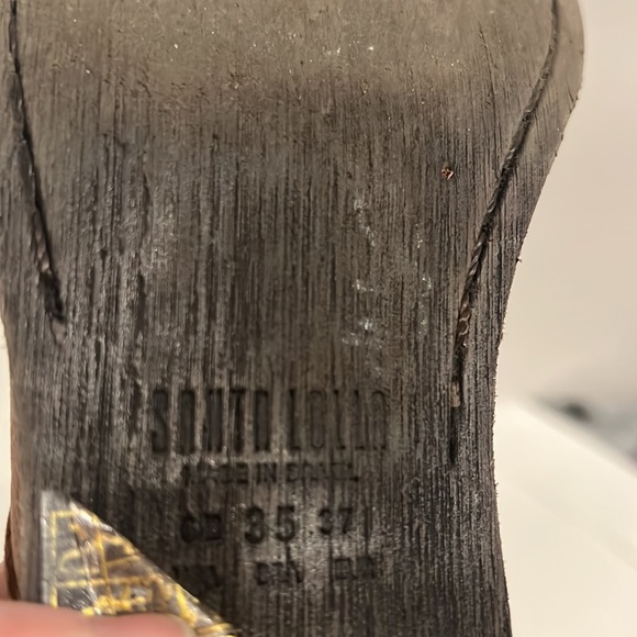 Santa Lolla Brown Leather Boots Size 6 - Picture 12 of 12